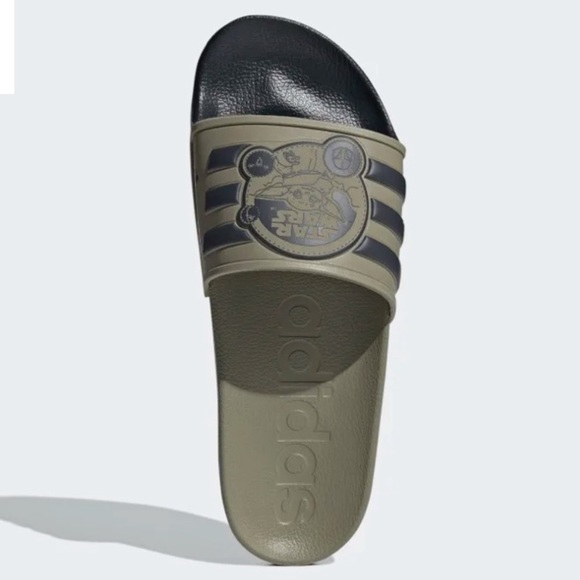 adidas x Star Wars Mandalorian Baby Yoda Adilette - Picture 4 of 8